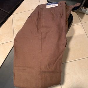 Daniel cremieux classic soirée linen pant size 35x30 brown